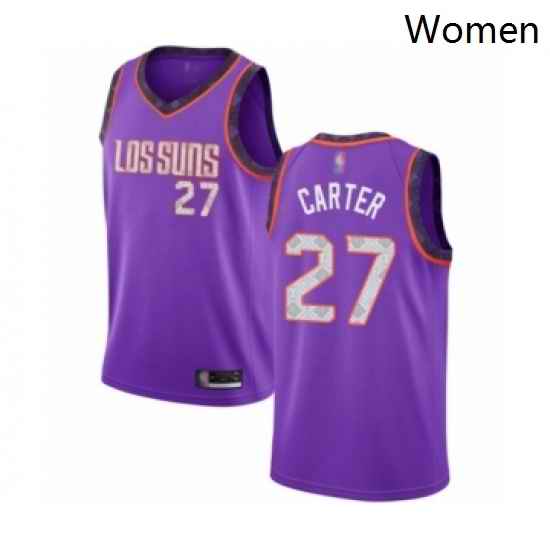 Womens Phoenix Suns 27 Jevon Carter Swingman Purple Basketball Jersey 2018 19 City Edition
